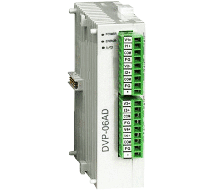 Delta DVP06AD-S 6-channel analog input PLC expansion module