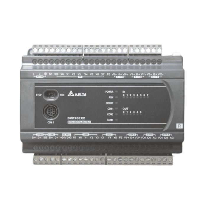 Delta DVP20EX200R PLC, analog relay output PLC