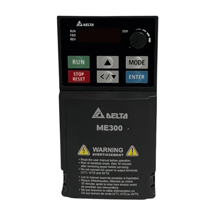 Delta ME300 VFD VFD2A8ME21ANNAA – 0.5 HP, 1-Phase Input