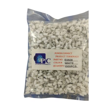 Power Connect PCE 0508 white wire end thimble ferrule pack