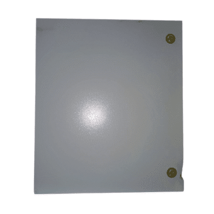 MAS Series Wall-Mount Enclosure – A sturdy, industrial-grade metal enclosure with a sleek, light gray finish, designed for housing electrical and automation components. Features a secure, hinged door with a robust locking mechanism for protection and easy access.